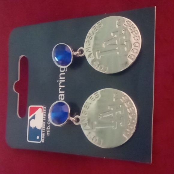 Los Angeles dodgers MLB Earrings. Jewelry Major League baseball - Picture 2 of 5